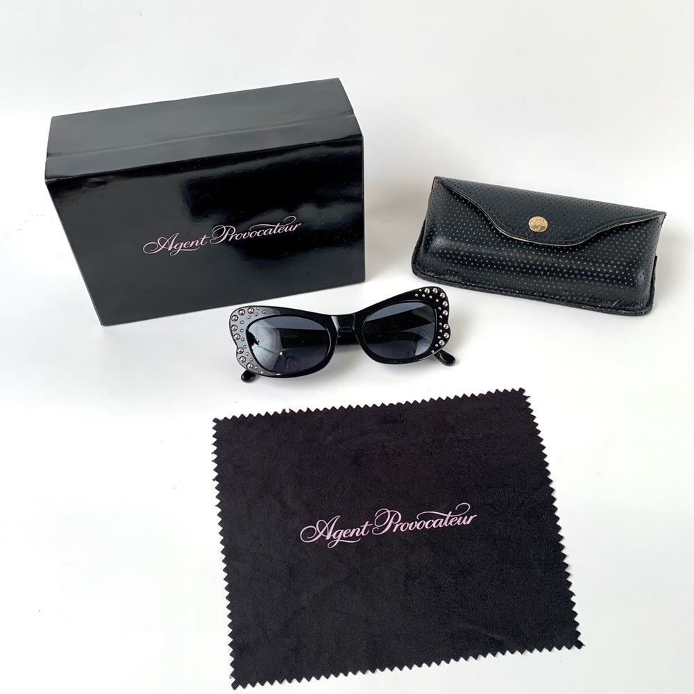 Agent Provocateur Studded Black Sunglasses